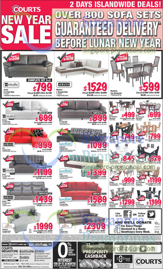 Sofa Sets, Nicollo Jovan, Winslow, Bacoli, Capri, Armadio Modena, Armadio Felix, Armadio Brindisi, King Koil Cassandra, Grace, Clairmore, HTL Felixstow