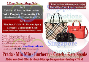 Featured image for (EXPIRED) Surprisel Branded Handbags Sale Up To 75% Off 12 – 13 Jan 2013