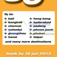 Featured image for (EXPIRED) TigerAir Up To 50% Off Air Fares Promotion 10 – 16 Jan 2013
