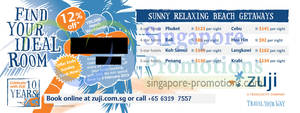 Featured image for (EXPIRED) Zuji Singapore 12% OFF ALL Hotels Coupon Code NO Min Spend 30 Jan – 3 Feb 2013