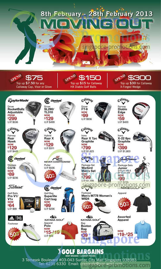 Golf Bargains 7 Feb 2013