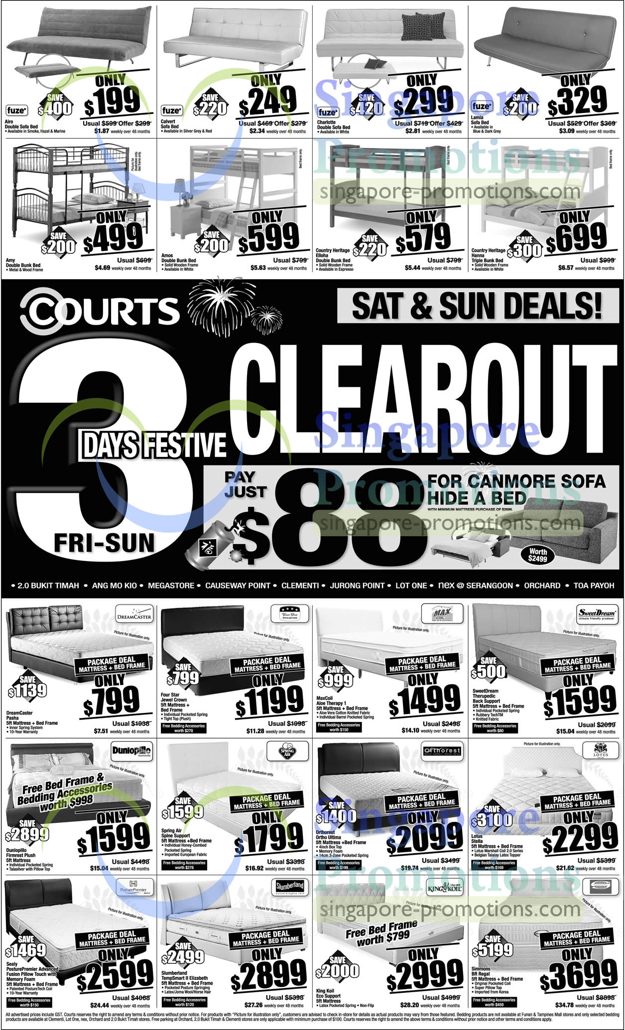 Featured image for Courts 3 Days Festive Clear Out Promotion 1 - 3 Feb 2013