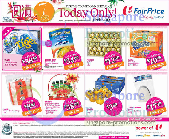 NTUC Fairprice 3 Feb 2013