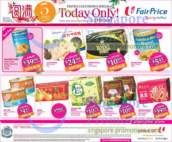 NTUC Fairprice 5 Feb 2013