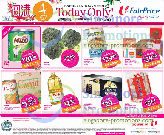 NTUC Fairprice 6 Feb 2013