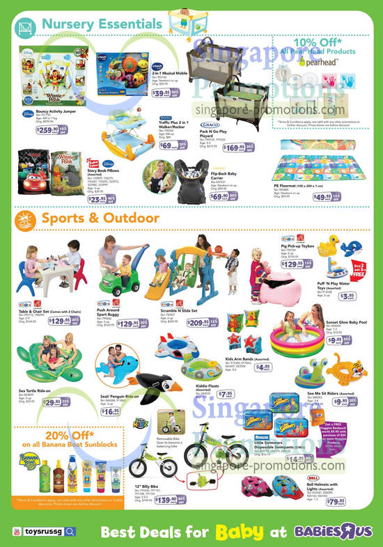 Nursery Essentials, Sports n Outdoor