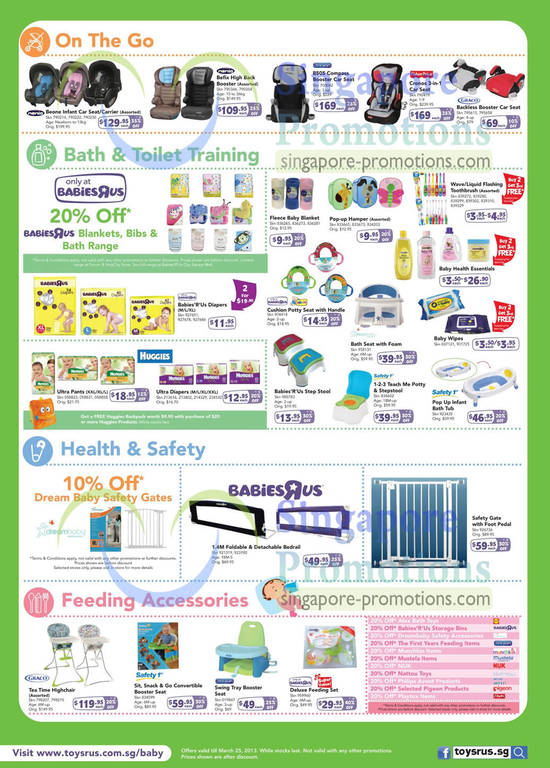 On The Go, Bath n Toilet Training, Health n Safety, Feeding Accessories