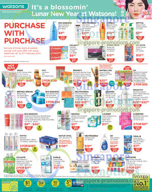 Featured image for Watsons Personal Care, Health, Cosmetics & Beauty Offers 14 – 20 Feb 2013