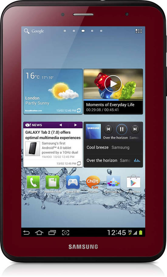 Samsung Galaxy Tab 2 7.0 front – La Fleur Collection