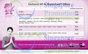 Featured image for (EXPIRED) Thai Airways Exclusive Mastercard Air Fares 7 Feb – 27 Mar 2013