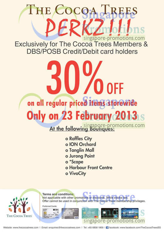 The Cocoa Trees 21 Feb 2013