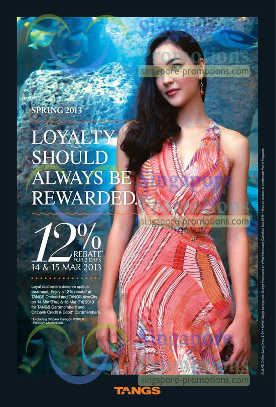 12 Percent Rebate From 14 to 15 March