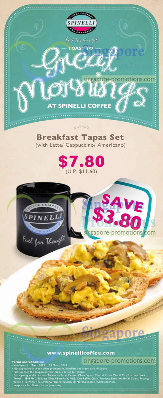 7.80 Breakfast Tapas Set