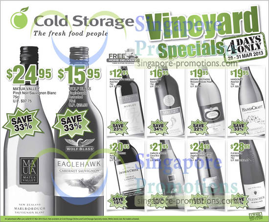 Cold Storage 28 Mar 2013