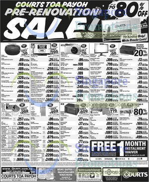 Featured image for Courts Pre-Renovation Sale Up To 80% Off @ Toa Payoh 8 – 10 Mar 2013
