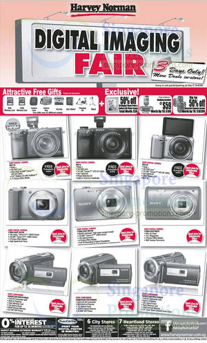 Featured image for Harvey Norman Digital Cameras, Furniture, Notebooks & Appliances Offers 9 – 15 Mar 2013
