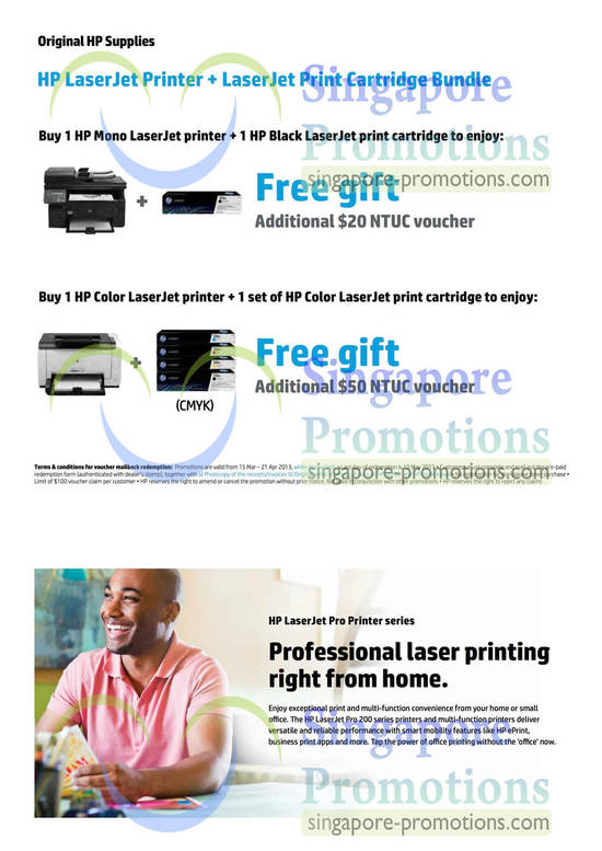 Free Gifts with Printer, Scanner Purchase, Up to 50 Dollar NTUC Voucher