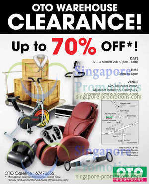 Featured image for (EXPIRED) OTO Warehouse Clearance Sale Up To 70% Off 2 – 3 Mar 2013