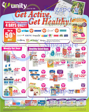 Featured image for NTUC Unity Health Offers & Promotions 28 Mar – 25 Apr 2013