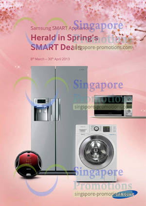Featured image for Samsung Washers, Fridges & Home Appliances Promotion Offers 8 Mar – 30 Apr 2013