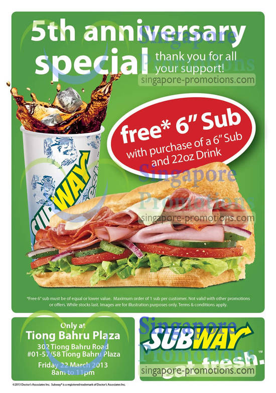 Subway 18 Mar 2013