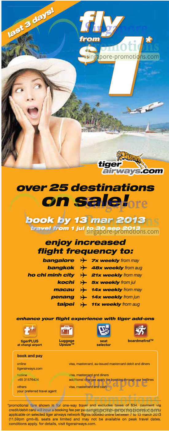 Tiger Airways 11 Mar 2013