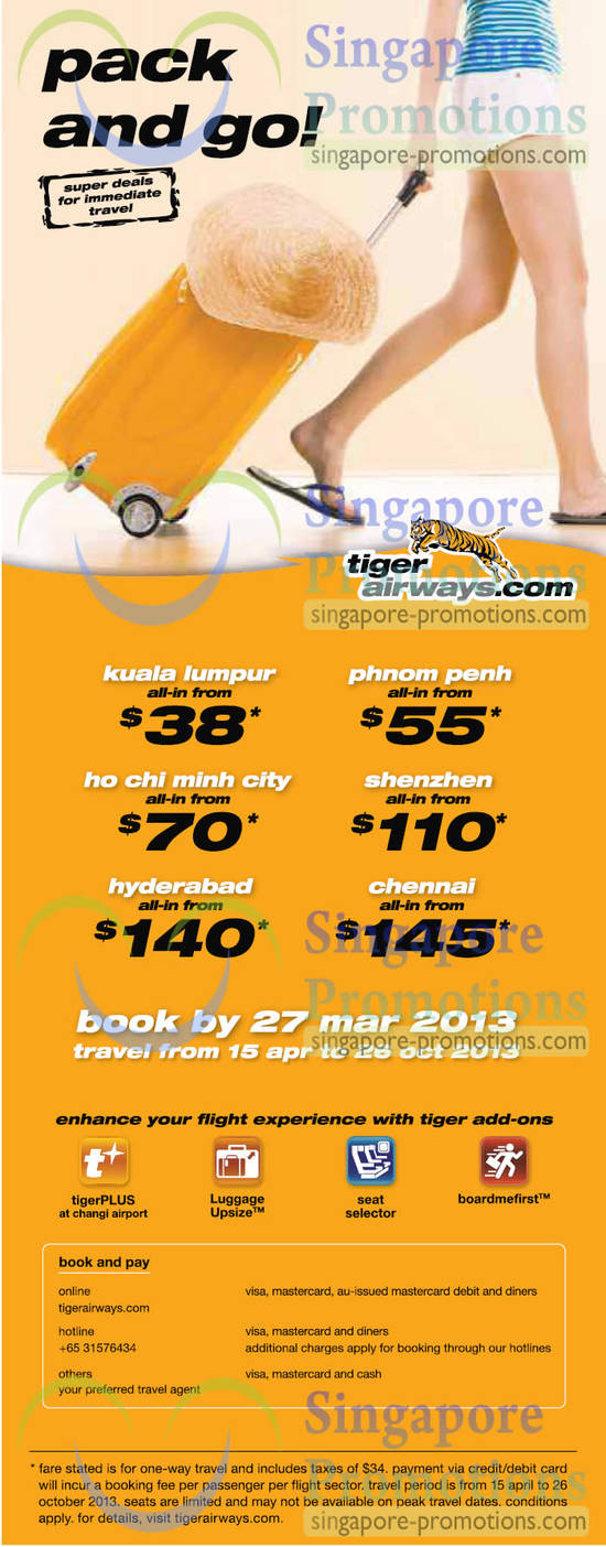 Tiger Airways 21 March 2013