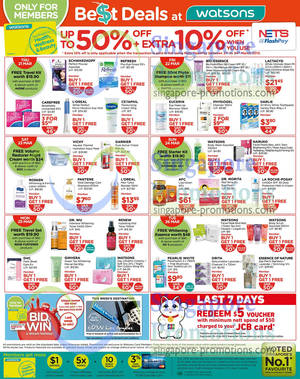 Featured image for (EXPIRED) Watsons Personal Care, Health, Cosmetics & Beauty Offers 21 – 27 Mar 2013