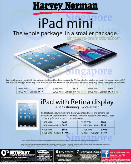 iPad Mini, iPad with Retina display