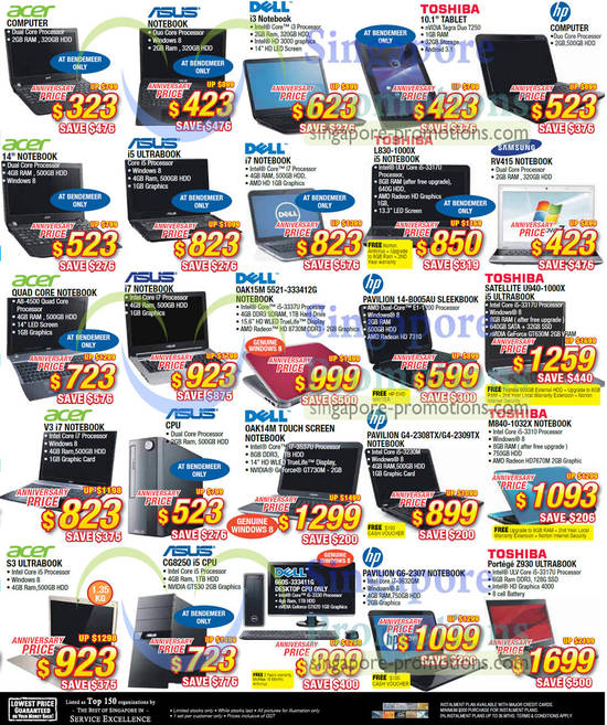 20 Apr Notebooks, Desktop PC, Toshiba, Samsung, Dell, HP, Asus, Toshiba L830-1000X Notebook