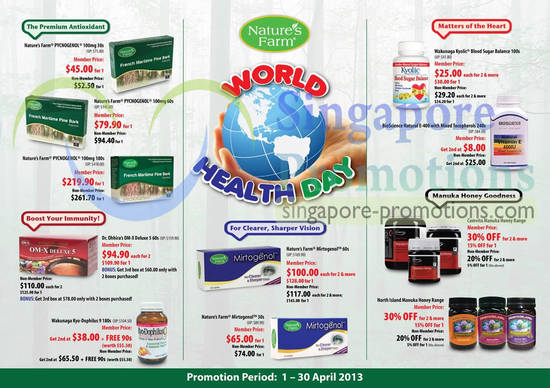 Antitoxidant, Heart, Eyes, Manuka, Pycnogenol, Mirtogenol, Manuka Honey