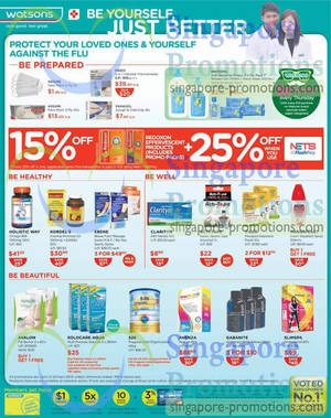 Featured image for Watsons Personal Care, Health, Cosmetics & Beauty Offers 18 – 24 Apr 2013