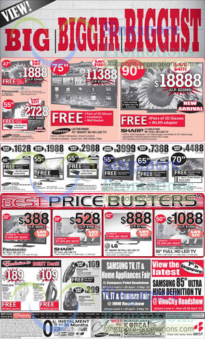Featured image for (EXPIRED) Best Denki LED TV Promotions 26 Apr – 1 May 2013