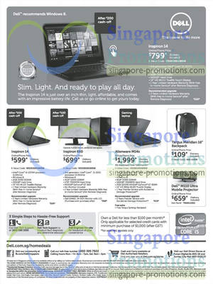 Featured image for Dell Notebooks, Desktop PC & Accessories Offers 10 – 18 Apr 2013