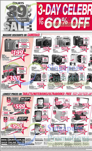 Featured image for Courts 39th Anniversary Sale 13 – 15 Apr 2013