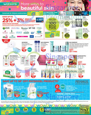 Featured image for (EXPIRED) Watsons Personal Care, Health, Cosmetics & Beauty Offers 11 – 17 Apr 2013