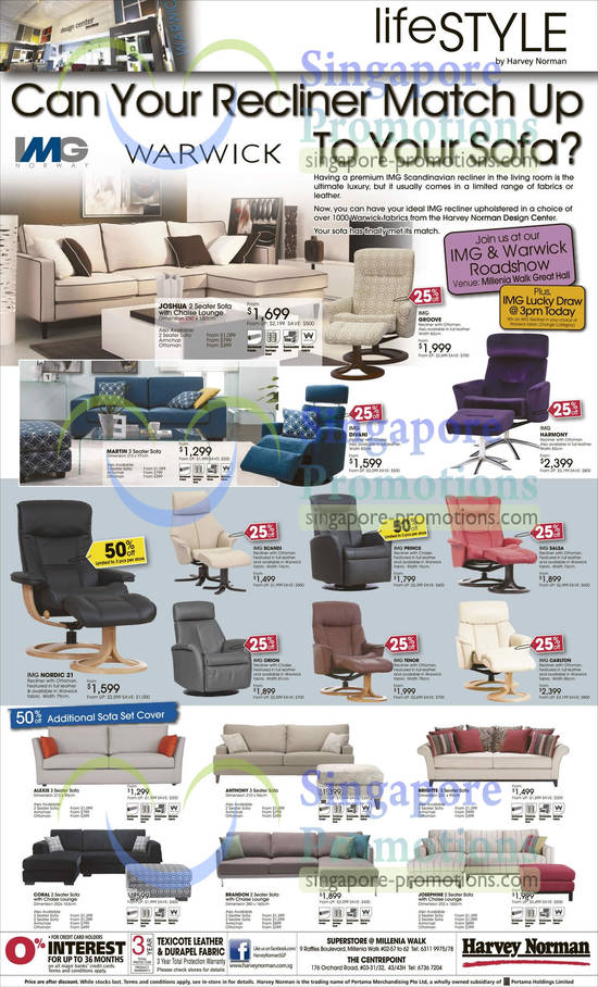 Lifestyle Recliners, IMG Norway, Warwick, Sofa Sets