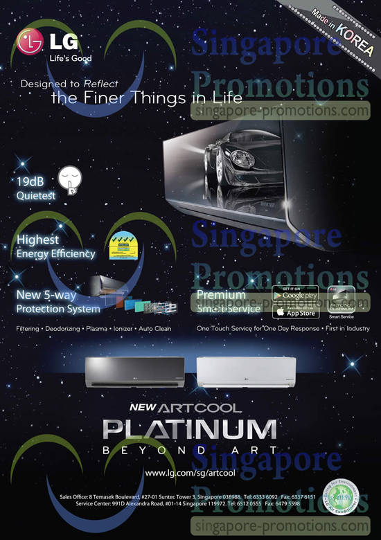 New ArtCool Platinum Air Conditioners