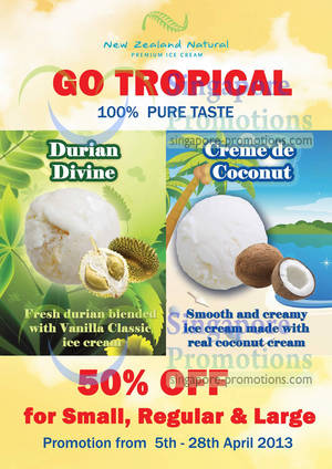 Featured image for (EXPIRED) New Zealand Natural 50% Off New Flavours 5 – 28 Apr 2013