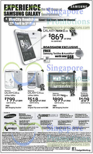 Featured image for Samsung Tablets & Smartphones No Contract Offers 27 Apr 2013