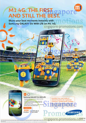 Featured image for (EXPIRED) M1 Smartphones, Tablets & Home/Mobile Broadband Offers 27 Apr – 3 May 2013