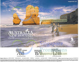 Featured image for (EXPIRED) Singapore Airlines Australia & New Zealand Air Fares Offers 7 – 15 Apr 2013