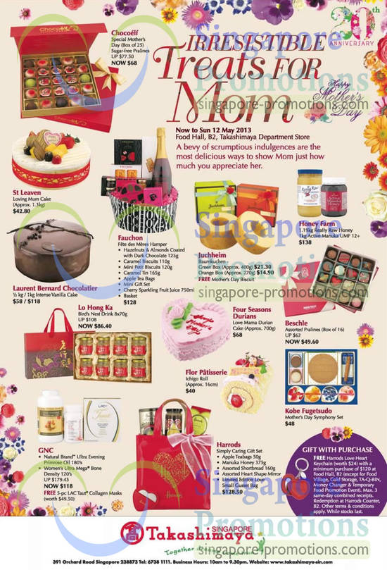 Takashimaya Irresistible Treats for Mum 26 Apr 2013