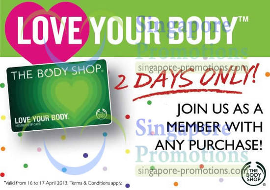 The Body Shop 16 Apr 2013