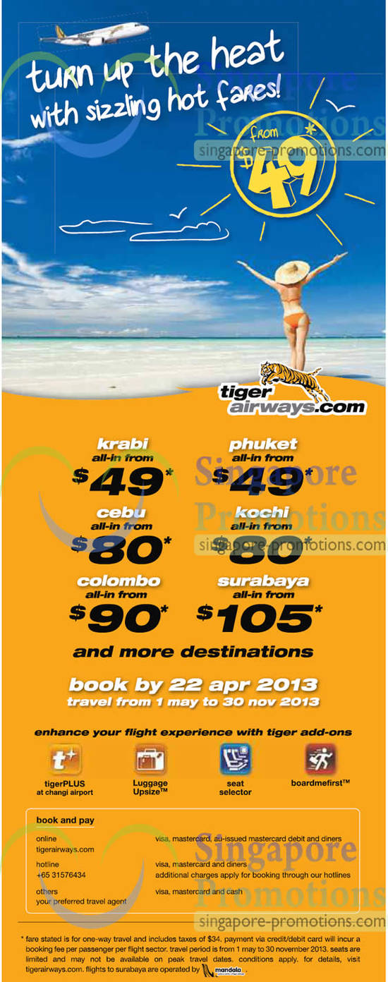Tiger Airways 16 Apr 2013
