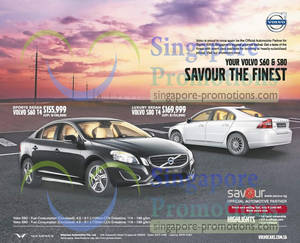 Featured image for Volvo S60 & Volvo S80 Sedan Car Offers 6 Apr 2013
