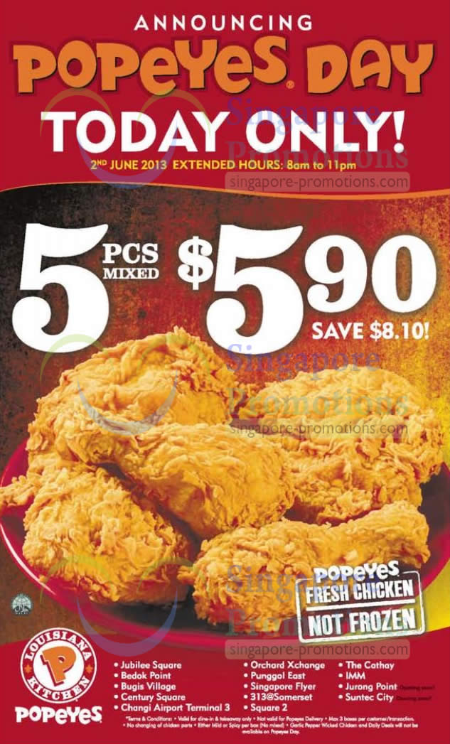 popeyes hours