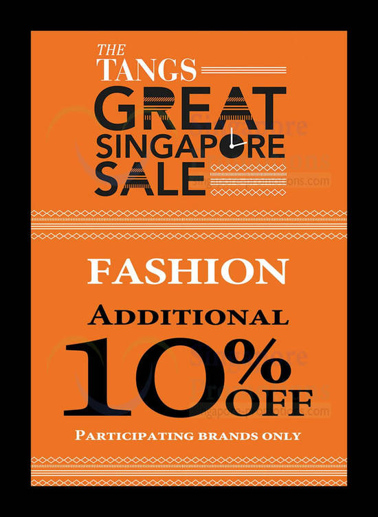 28 Jun Additional 10 Percent Off Participating Fashion Brands