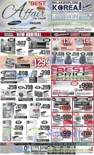 Featured image for (EXPIRED) Best Denki TV, Notebooks, Digital Cameras & Other Electronics Offers 24 – 27 May 2013