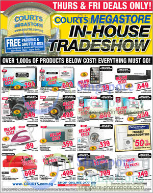 Featured image for Courts Megastore In-House Tradeshow 2 – 3 May 2013
